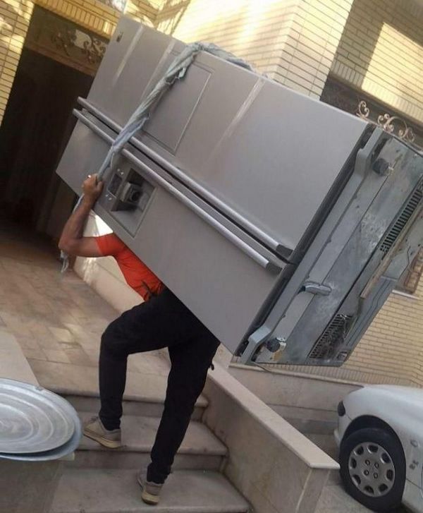 حمل یخچال ساید در اصفهان